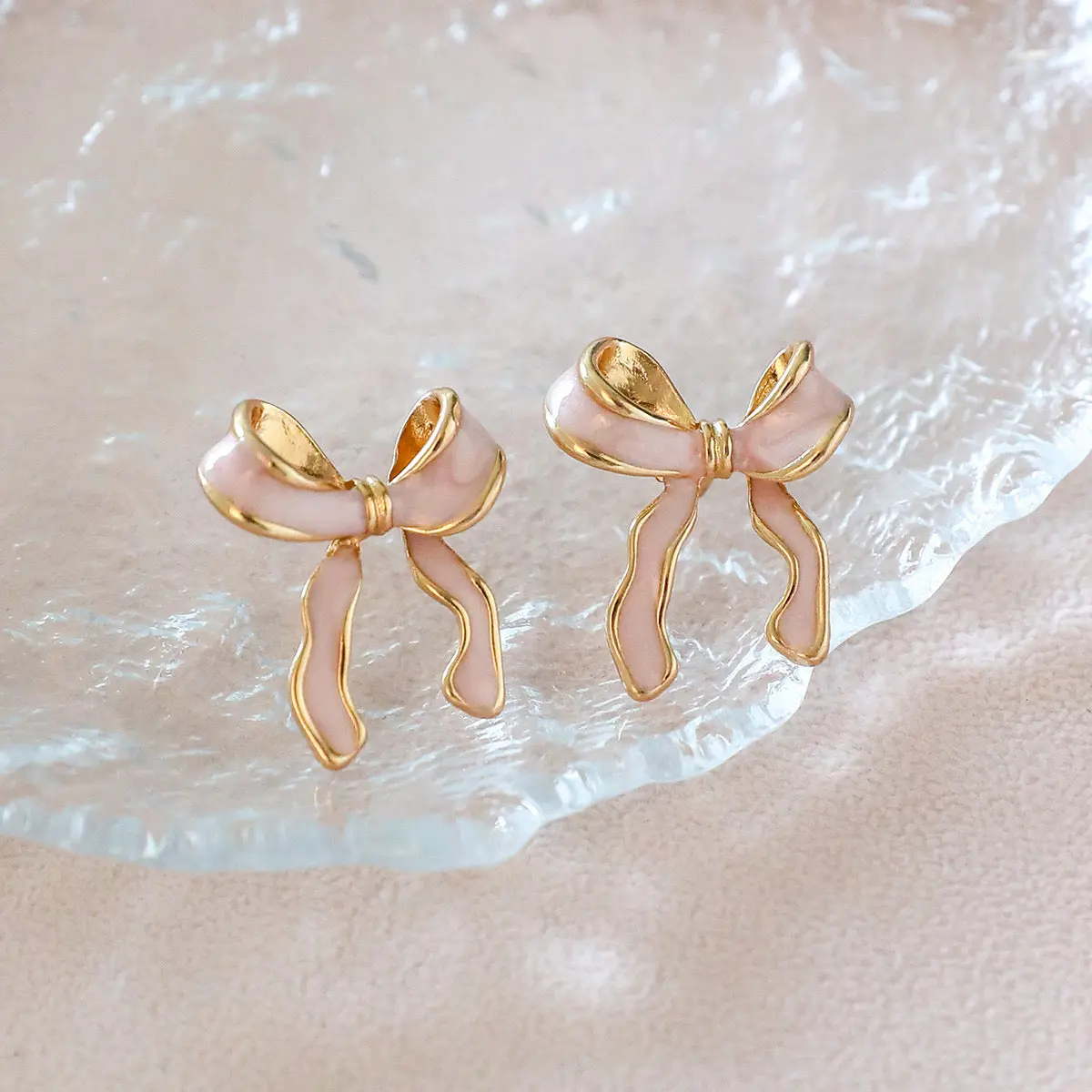 Princess Cute Bow Knot Alloy Ear Studs🎀