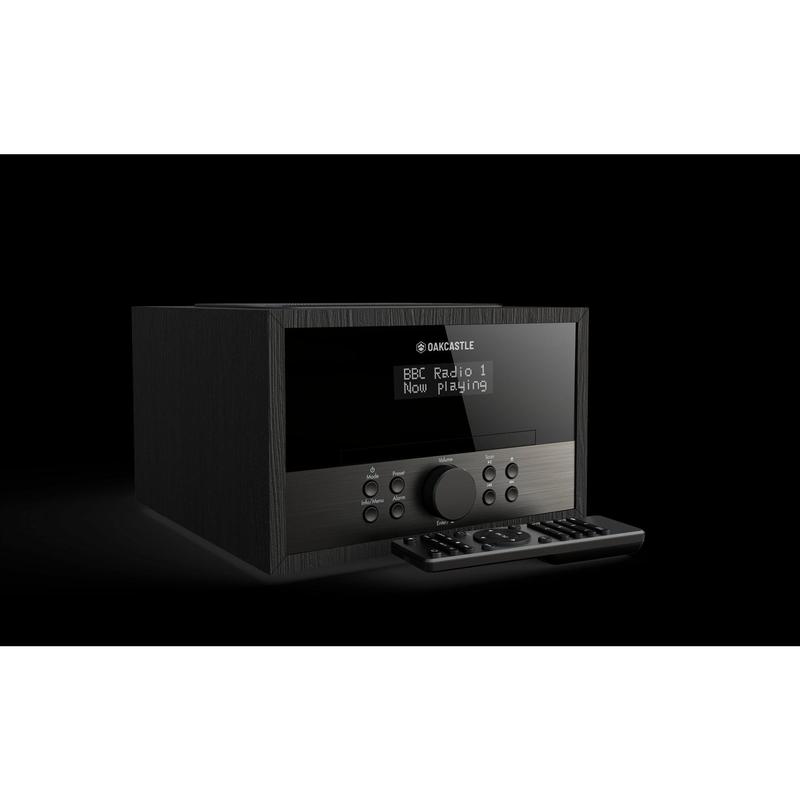 Oakcastle DAB400 CD Player DAB+  FM Bluetooth Radio Mains Powered Hifi System USB AUX 3.5mm Jack 3