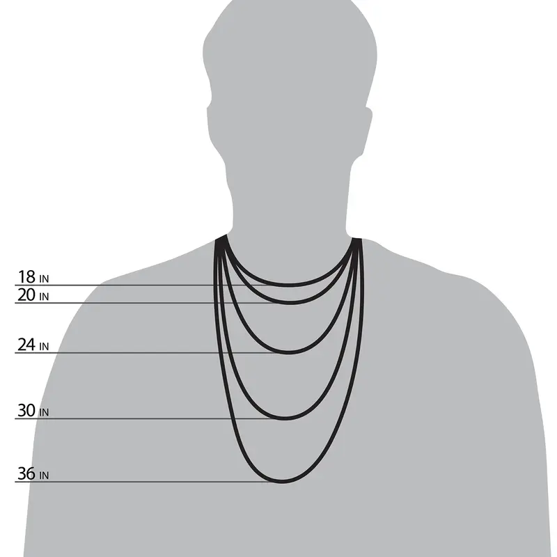24k Gold-Plated Curb Chain Necklace for Men & Women - 1.9mm Wide 925 Sterling Silver, Various Lengths 5