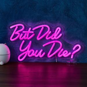 Letter Pattern LED Neon Sign, 1 Count USB Powered Neon Sign, Wall Hanging Decorative Neon Sign, Wall Decor for Home, Living Room, Bedroom, Bar, Party, Apartment Decor