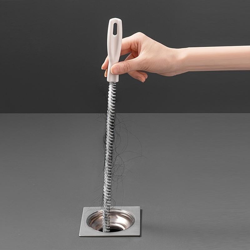 1pc Pipeline Dredging Brush - Sink Drain Overflow Cleaning Brush, Household Sewer Hair Catcher, Snake Hair Drain Clog Remover Cleaning Tool For Bath Tub, Kitchen Sink, Toilet Etc 5