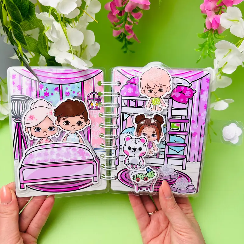 Toca Boca mini2 or Dream house and panda park. Game: Adventure Toy Figure Set for Imaginative Play, Arts & Crafts, Pretend Play, Activity Books? summer hause sticky book 3