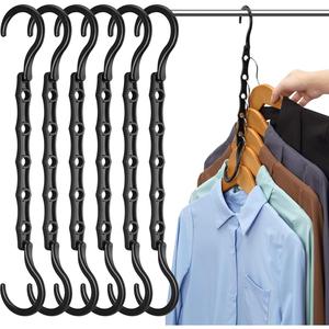 6/12/30-pack wardrobe storage and storage, magic hangers to save space for clothes, storage racks for tighter storage in wardrobes, multi-purpose hanger storage racks that save space, dormitory essentials