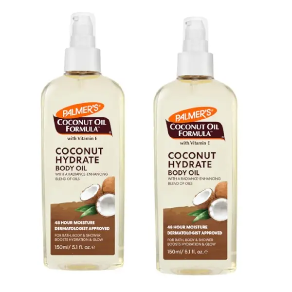 3 x 150 ml Palmers Coconut Hydrate Body Oil Spray 1