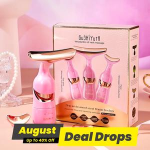 3 in 1 Firming Face Massager, 1 Box Multifunctional Lifting & Tightening Massage Instrument, Household Facial Beauty Instrument Gift for Women, Facial Care Tool