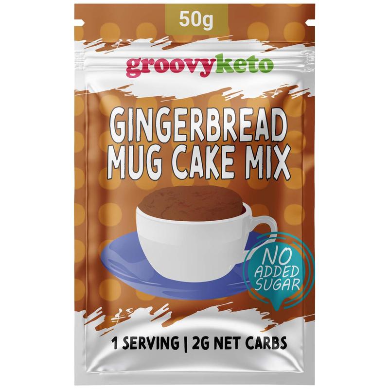 Groovy Keto Gingerbread Mug Cake Mix - Keto Friendly, Low Carb, No Sugar, Diabetic, Baking, Diabetic, Cinnamon, Ginger 1