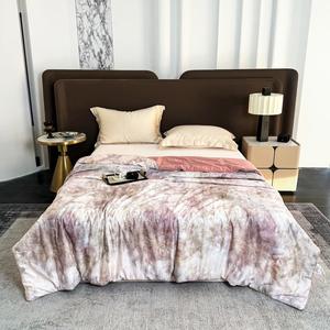 Soft Comforter, 1 Count Creative Print Lightweight Breathable Comforter, Bedding Supplies for Home Bedroom & Hotel
