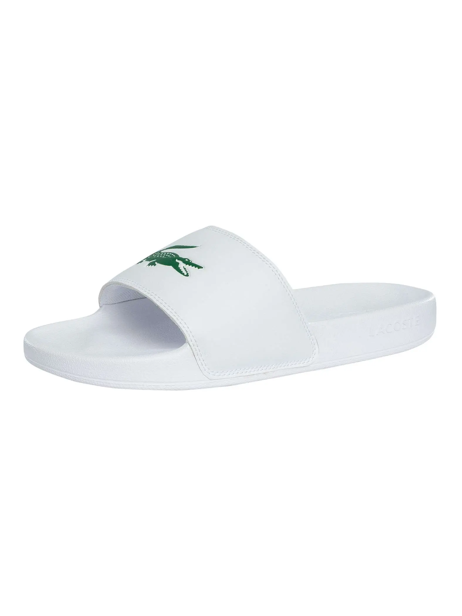 Lacoste Serve 0.0 125 1 CMA Sliders - White/Green