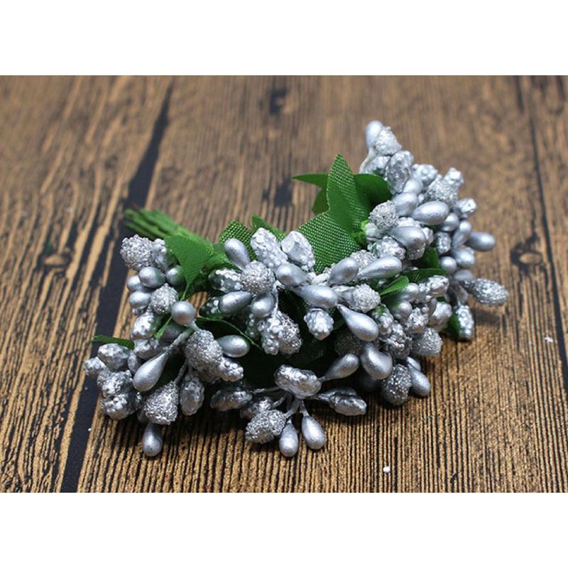 24 Stems / Seed Flower Stamens  SF021 Decor Decorative Floral Fruit 4
