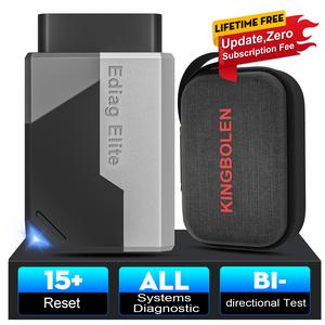 KINGBOLEN Ediag Elite OBD2 Bidirectional Scanner,Lifetime Free Update,All System Diagnostic Tool for iOS & Android, Active Test, 15+ Reset Functions, FCA AutoAuth,Wireless  Car Bluetooth Scan Tool