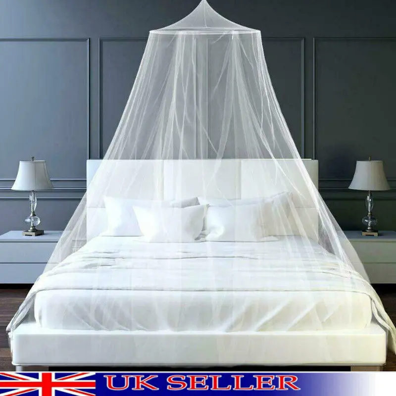 Dome Mosquito Net Canopy Fly Insect Protect For Double King Bed 9m x 2.5m UKK 5
