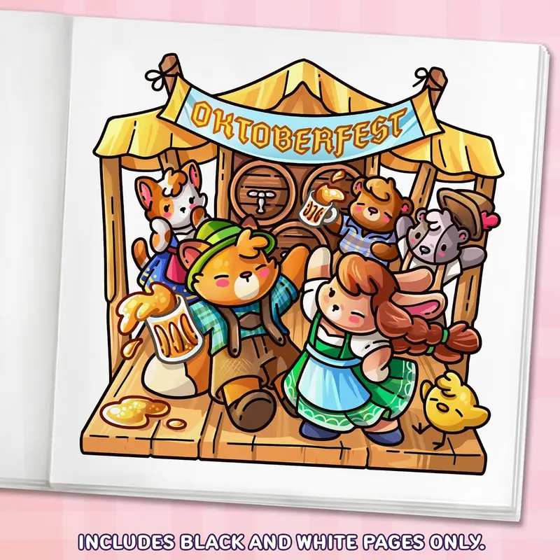 Cozy Europe: Cute Coloring Book for Adults and Teens with Charming Characters and Delightful European Scenes for Relaxation (Comfy and Cozy Coloring Books) Paperback – 25 Mar. 2025 3