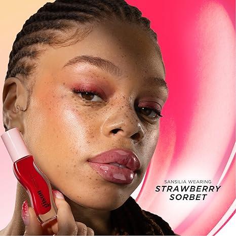 Product Introduction of Gisou Honey Infused Hydrating Lip Oil,  Gisou Honey Lip Oil, Nourishing Lip Moisturizer for Dry Lips, High Shine,Lip Balm, Lipstick, Lip Oil,Glossy (8ml) 16