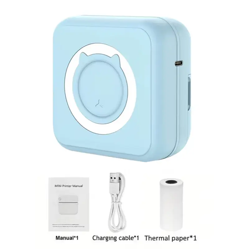 Portable Mini printer,thermal pocket Label  printer, for Android or IOS APP UK~ label  printers puh  prints 7