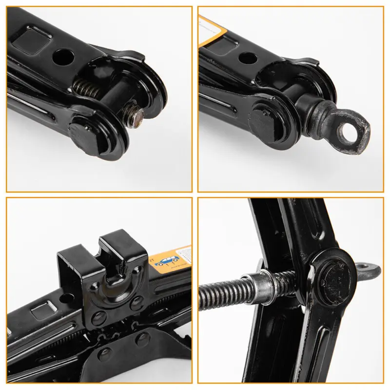 2.5T Scissor Jack + Extendable Wheel Wrench Brace Socket Car Van Tire Hand Tool 5