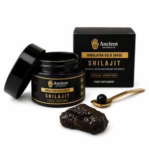 Pure Himalayan Shilajit Resin - Gold Standard - 50g - 100 Days Supply - Food Supplement - 80% Fulvic Acid