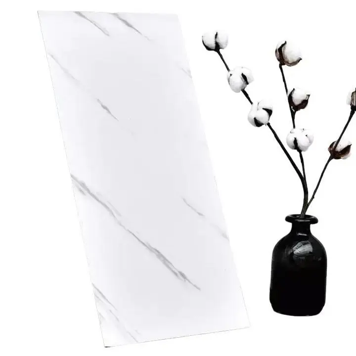 10 Pcs Pack Self-Adhesive Marble Tiles Sticker Stick On Wall Floor Kitchen Bathroom Decor Decorative Ornaments, Multicolor - Bamboo, Water Proof Water Proof Water Proof Bamboo Light Pet Plants Plastic Black