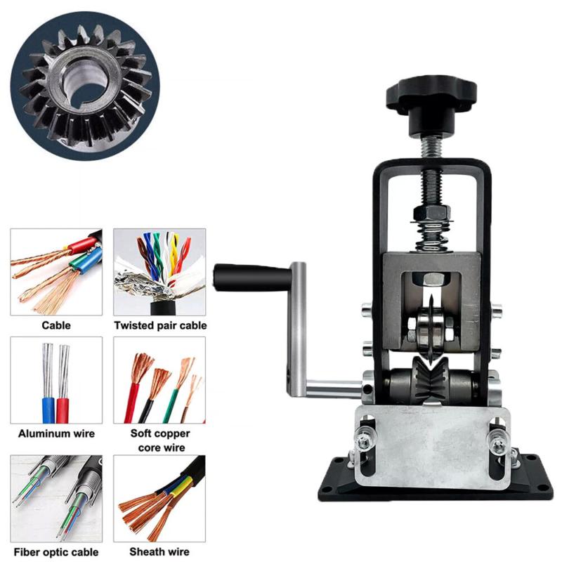 Hand Crank Wire Stripper Wire Stripping Machine Cables Scrap Recycle Cable Tool. 2