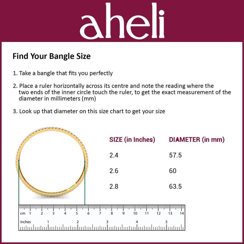 Aheli Traditional Antique Bangles Set Fashion Vintage Ethnic Bollywood Stylish Indian Jewelry Gift for Women Girls 6
