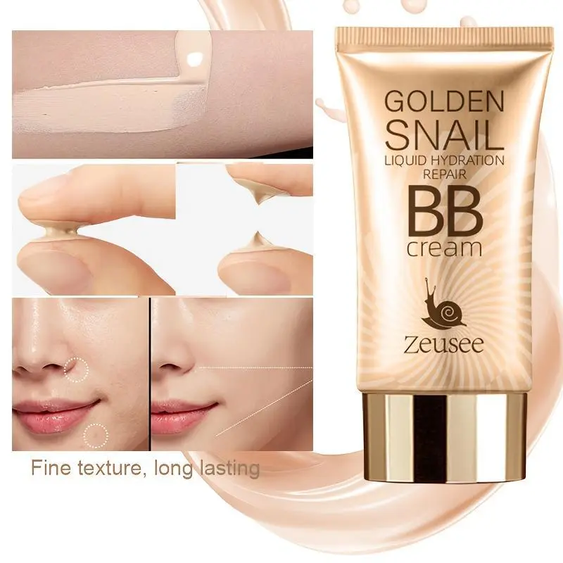Golden Snail - Moisturizing Matte Finish BB Cream Foundation Primer, Full Coverage Concealer for All Skin Types, Pore-Hiding & Blemish Covering 5