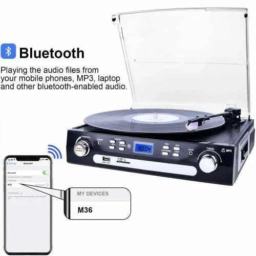Digitnow! Vinyl Record & Cassette Player 3