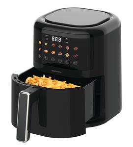 Germanica Black 4.5L Digital Air Fryer wit Touch Screen LED Display