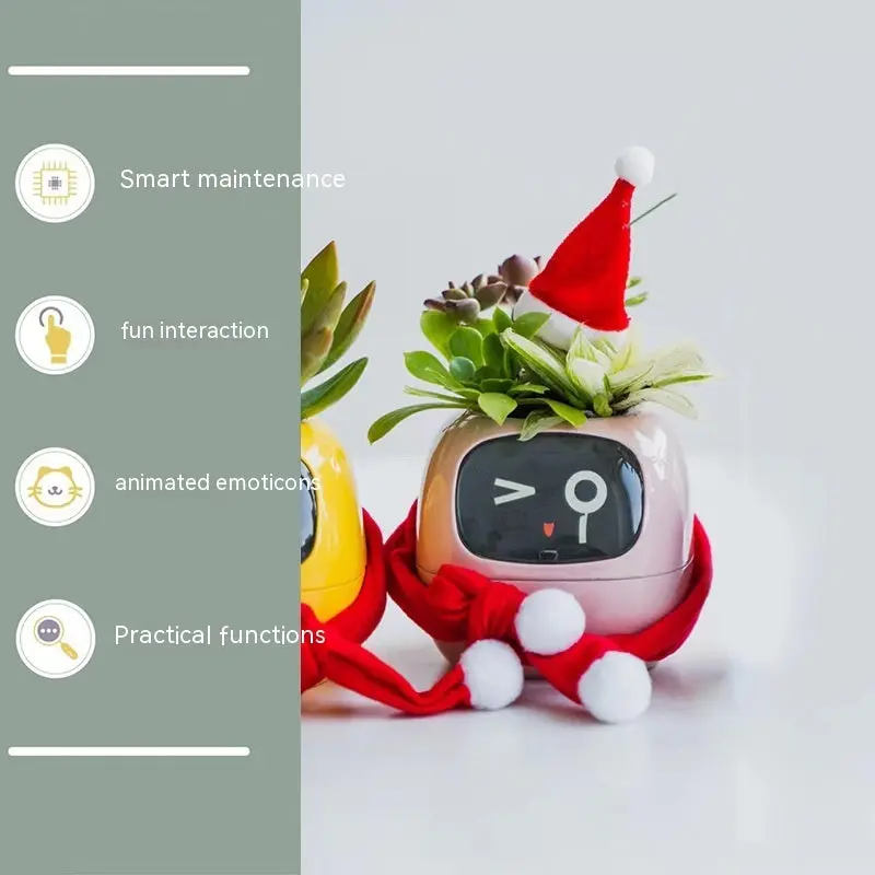 Smart Planter Endless Fun Over 49 Rich Expressions 7 Smart Sensors And AI Chips Make Raising Plants Easy And Fun 7
