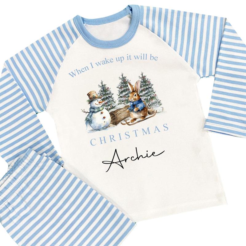 Personalised Boys Christmas Pyjamas 1