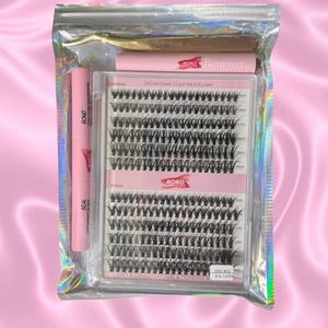 Eyelash Extensions 240pcs Cluster Lashes D Curl 30D 40D 0.07mm 8-16mm