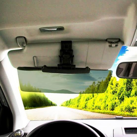 Universal Tinted Sun Shade-Anti-Glare Visor Shields Eyes From UV Rays and Reduces Headlight Glare at Night 4