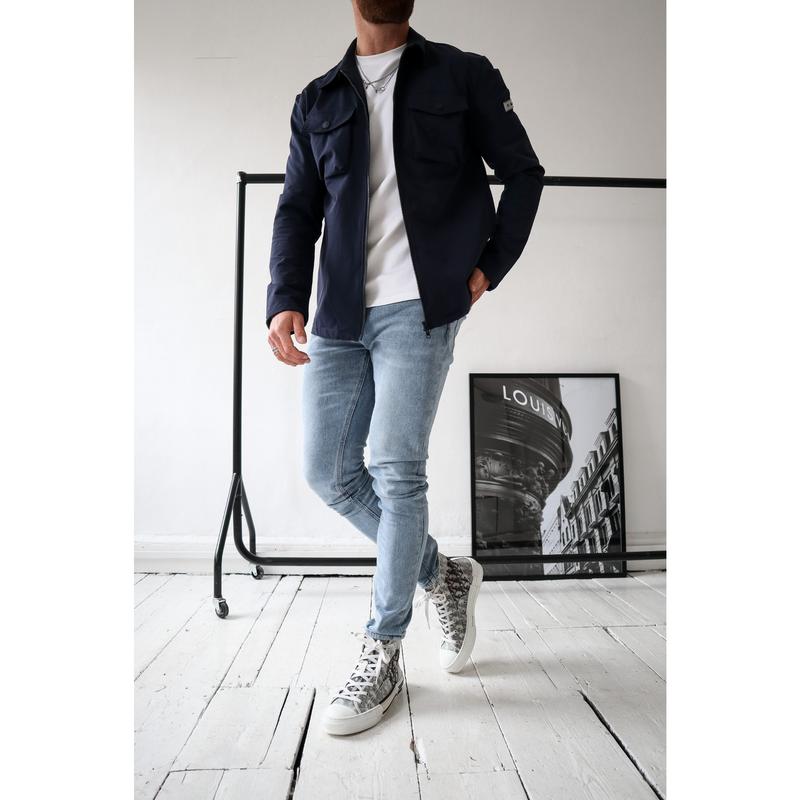 Capo BUTTON Jacket - Navy 3