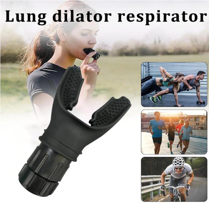 Portable Lung Trainer with Adjustable Intensity for Respiratory Muscle Strength 1pc Adjustable Resistance Breathing Exerciser, Lung Capacity Training Tool For Running Swimming Gymnastics, Aerobic Fitness And Other Aerobic Fitness Exercise 5