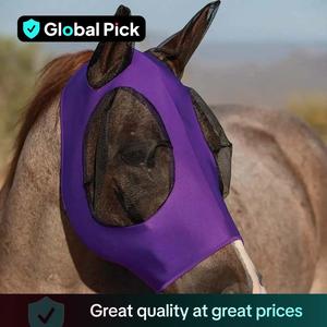 Horse Fly Mask, Breathable Mesh Horse Mask, Insect-proof & Anti-fly Horse Mask, Horse Accessories for Outdoor Riding