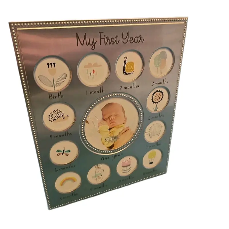 My First Year Baby Frame Display Memories Month by Month 28cm x 23cm 4