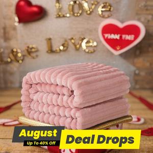 Solid Color Soft Fleece Blanket, 1 Count Ultra-soft Comfortable Warm Throw Blanket for Couch, Sofa, Bedroom, Dormitory