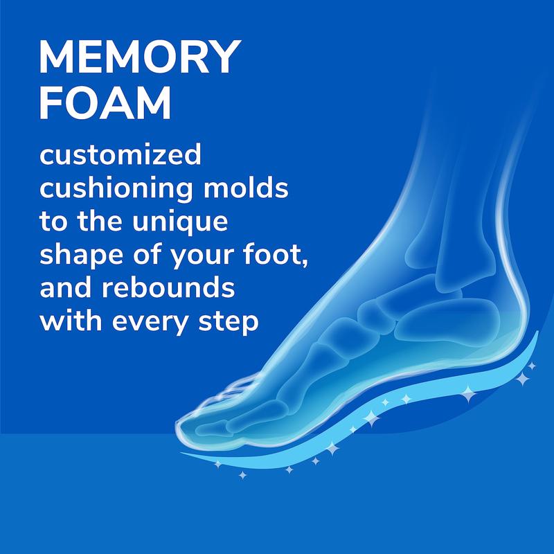 Dr. Scholl's Comfort Double Air-Pillo Insoles, 1 Pair, Men Size 7-13, Women Size 5-10 3