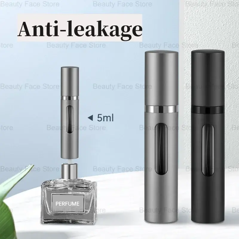 5_8ml Perfume Refill Bottle Portable Mini Refillable Spray Jar Scent Pump Empty Cosmetic Containers Atomizer for Travel Tool