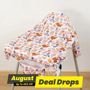 Baby Cartoon Graphic Waterproof Long Sleeve Dining Chair Bib, Table Toddler Wipe Clean Waterproof Long Sleeves Bibs