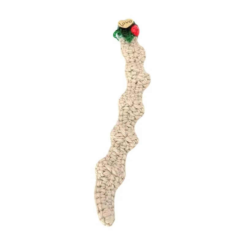 Crocheted Hanging Helter Skelter - Natural Love Bug - Jumping Spider Setup 0