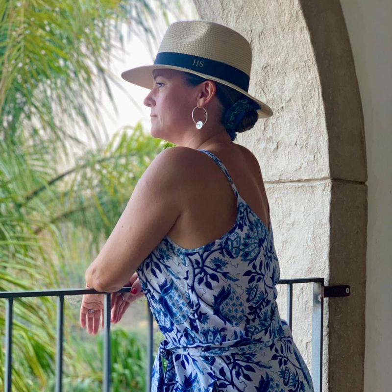 Personalised Straw Panama Hat 2