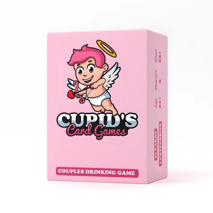 Couples Drinking Game by Cupid's Card Games | Perfect for Couples At Home Date Night Idea | Fun Gift For Boyfriend & Girlfriend