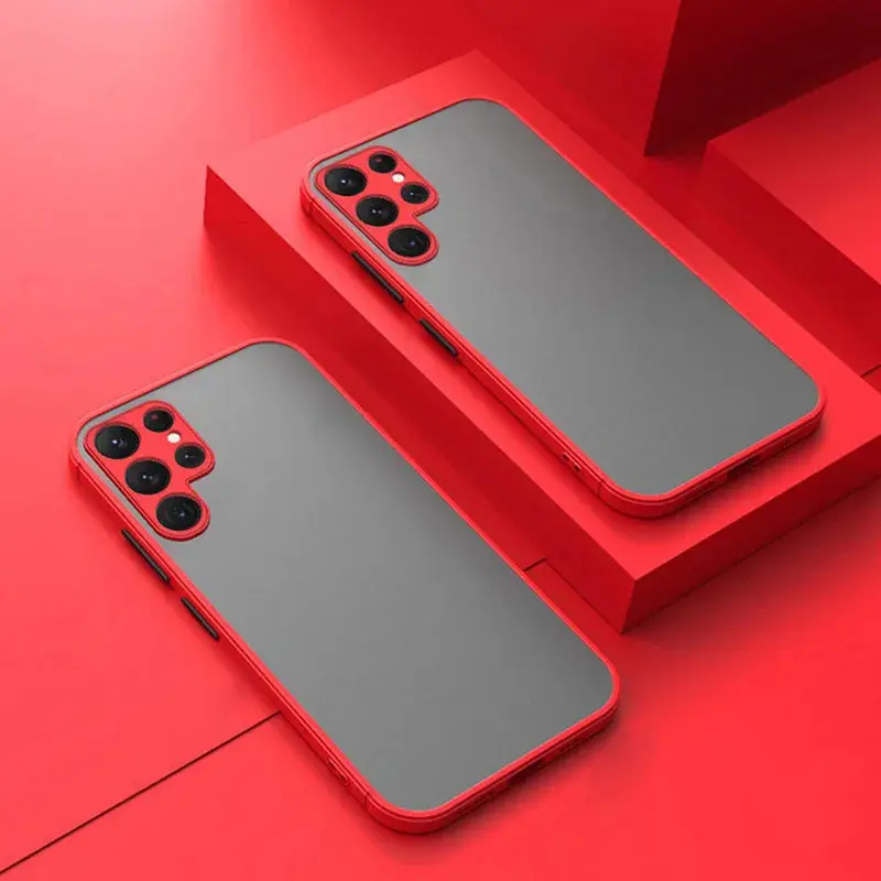 Shockproof Armor Case For Samsung Galaxy S24 S23 FE S22 Ultra Cover Samsung S21 S20 Plus FE Note 20 Ultra 10 S10 Lite Plus Funda Protection Silicone phone  case Button Detachable 4