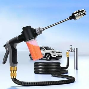 High Pressure Car Wash Tool, RV Cleaning Tool, Long Pole Nozzle, Garden Hose Nozzle, Multifunctional Watering Tool, Heavy Duty Car Wash Sprayer, Portable Car Washing Equipment