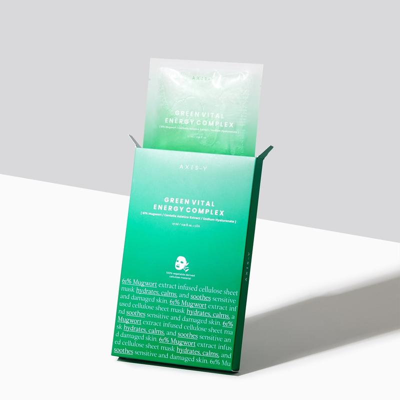 AXIS-Y 61% Mugwort Green Vital Energy Complex Sheet Mask 1