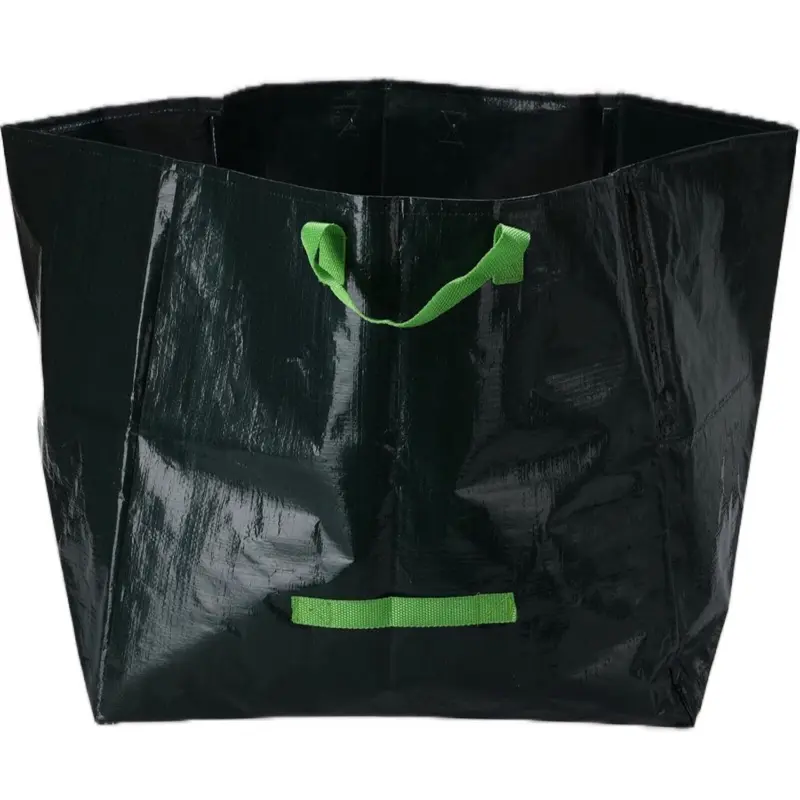 Garden Bag with Handles Pack of – Durable and Reusable Heavy Duty Garden Sacks – No More Garden Waste(69* 69 * H38cm) (Dark Green)