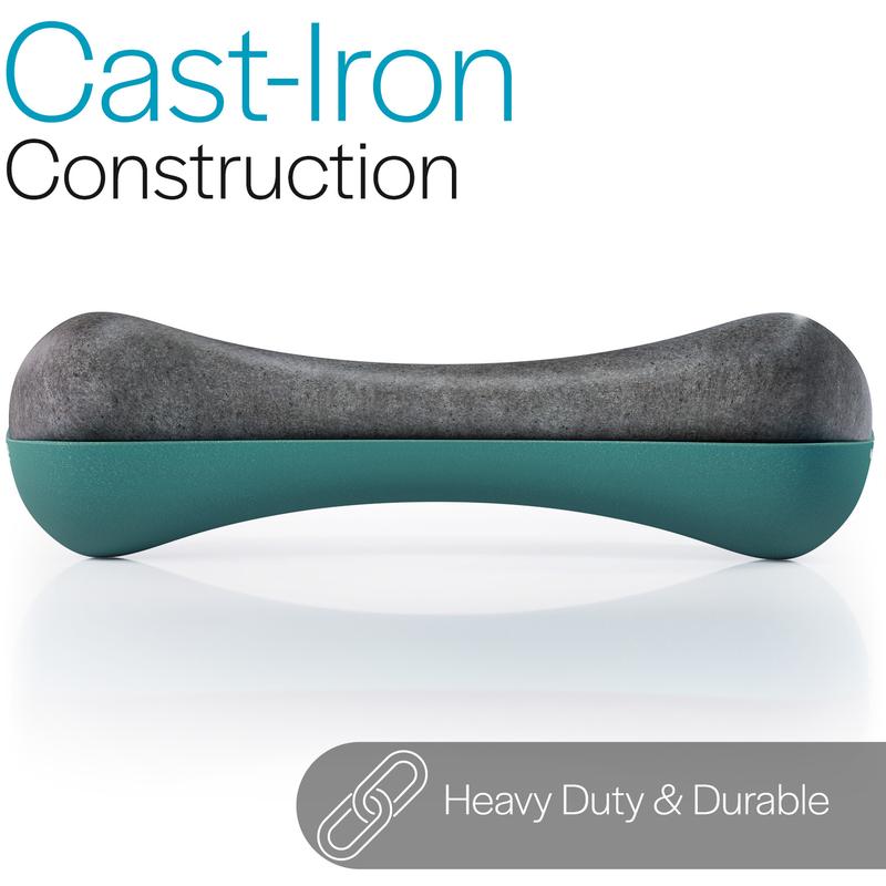 Core Balance Cast Iron Bone Dumbbells Pair | Soft Touch Neoprene | 0.75kg, 1kg, 1.5kg, 2kg, 3kg 3