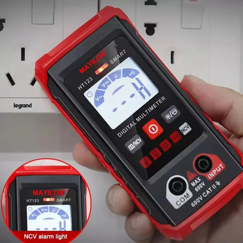 Professional Digital Multimeter Voltmeter Ohmmeter Ammeter Multi Tester Meter 5