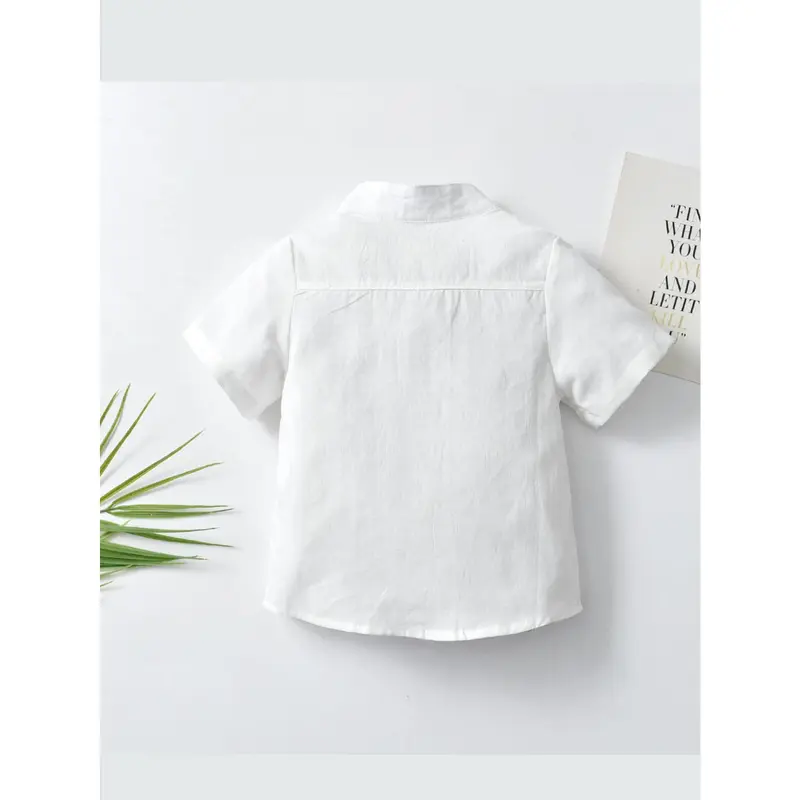 Young Boy Pocket Patched Shirt 1