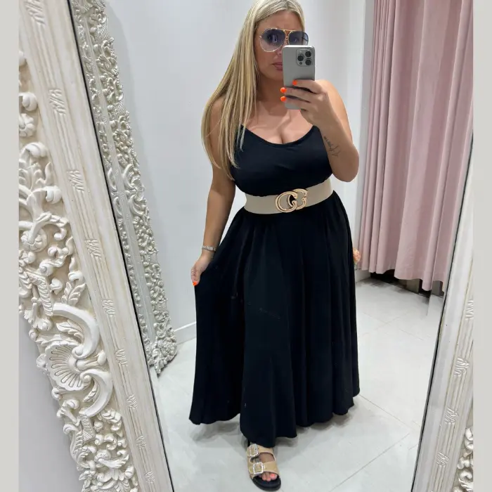 Pretty Dollz ~ Sophia ~ Strappy Swing Maxi Dress ~ Fits up to Size 22 ~ Womenswear Summer Dress plain casual casual dresses Clothes Comfortable 3