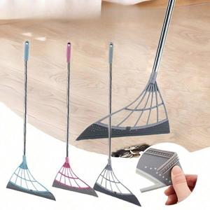 Silicone Broom Set, 1 Count Multifunctional Scraping Broom, Household Bathroom Broom, Magic Broom for Dry & Wet Use, Home Care Supplies